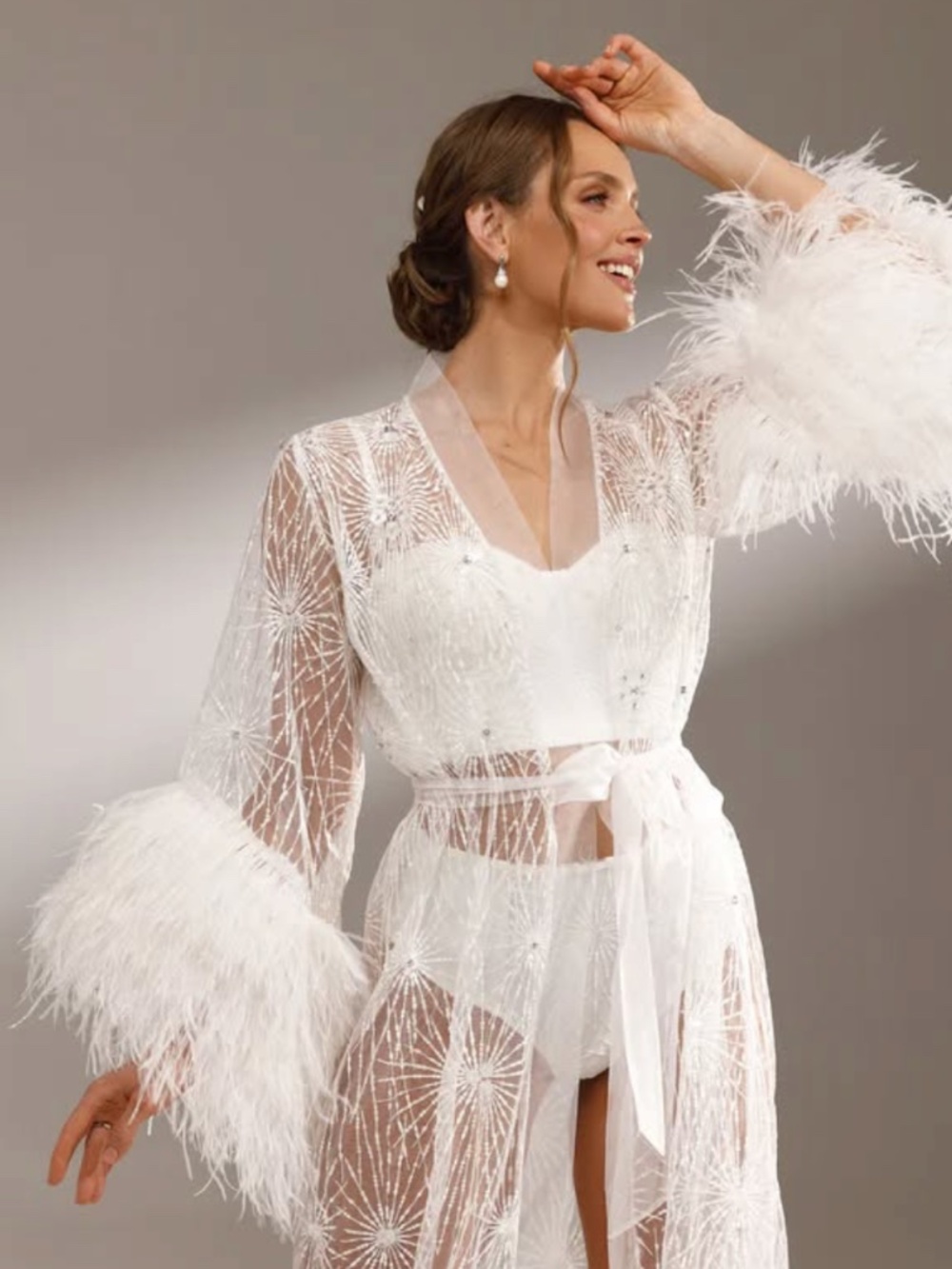 NWT Voir Bridal Robe